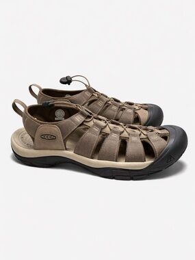 KEEN Newport H2 Sandals Mens 11.5 Taupe Waterproof Hiking Trail